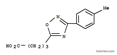 Molecular Structure of 851628-34-7 (4-(3-P-TOLYL-[1,2,4]OXADIAZOL-5-YL)-BUTYRIC ACID)