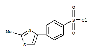 4-(2-Methyl-1,3-thiazol-4-yl)benzenesulfonyl chloride , 97%
