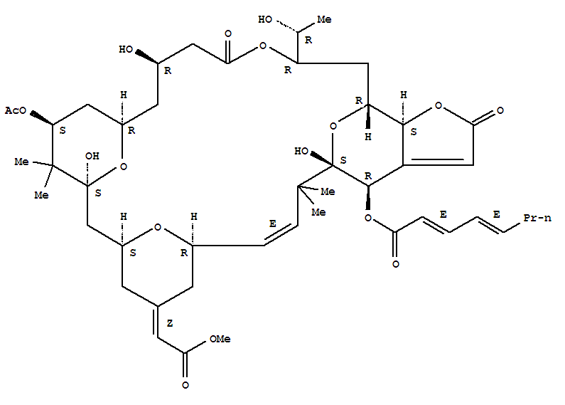 87370-86-3,Bryostatin 1, 35-demethoxy-22,35-epoxy-, (20R)-,5,27:9,13:15,19-Triepoxy-2H-furo[2,3-e]oxacyclohexacosin,bryostatin 1 deriv.; 20-Epibryostatin 3