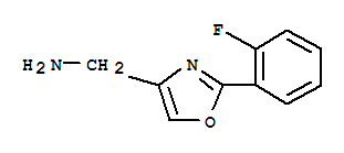 2-(2-Fluorophenyl)-4-oxazolemethanamine