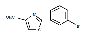 4-Thiazolecarboxaldehyde,2-(3-fluorophenyl)-                                                                                                                                                            