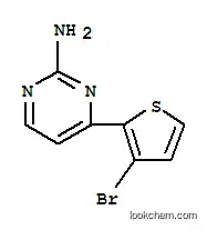 Molecular Structure of 886360-54-9 (4-(3-BROMO-2-THIENYL)-2-PYRIMIDINAMINE)