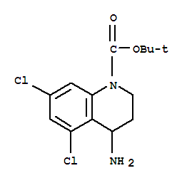 4-Amino-5,7-dichloro-3,4-dihydro-1(2H)-quinolinecarboxylic acid 1,1-dimethylethyl ester