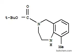 Molecular Structure of 886364-23-4 (4-BOC-9-METHYL-2,3,4,5-TETRAHYDRO-1H-BENZO[E][1,4]DIAZEPINE)