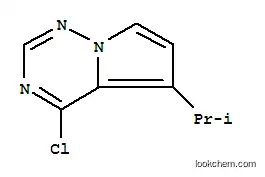 Molecular Structure of 888720-52-3 (4-chloro-5-isopropylpyrrolo[1,2-f][1,2,4]triazine)