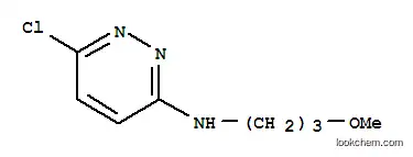 Molecular Structure of 898656-60-5 (6-Chloro-N-(3-methoxypropyl)pyridazin-3-amine)