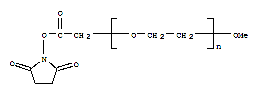 Poly(oxy-1,2-ethanediyl),a-[2-[(2,5-dioxo-1-pyrrolidinyl)oxy]-2-oxoethyl]-w-methoxy-