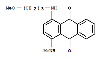 93964-11-5,1-[(3-methoxypropyl)amino]-4-(methylamino)anthraquinone,1-[(3-methoxypropyl)amino]-4-(methylamino)anthraquinone