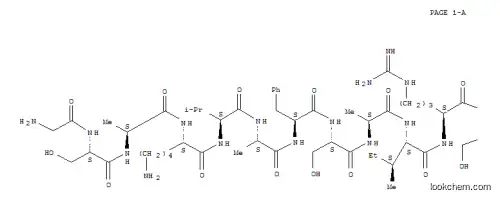 Molecular Structure of 94245-80-4 ((DES-SER1)-CEREBELLIN)
