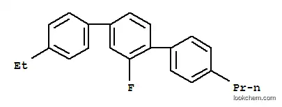 Molecular Structure of 95759-44-7 (1,1':4',1''-Terphenyl, 4''-ethyl-2'-fluoro-4-propyl-)