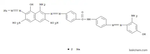 Molecular Structure of 43151-71-9 (disodium 4-amino-3-[[4-[[[4-[(2-amino-4-hydroxyphenyl)azo]phenyl]amino]carbonyl]phenyl]azo]-5-hydroxy-6-(phenylazo)naphthalene-2,7-disulphonate)