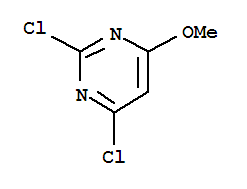 Molecular Structure of 43212-41-5 (Pyrimidine,2,4-dichloro-6-methoxy-)
