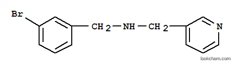 Molecular Structure of 436096-90-1 ((3-BROMO-BENZYL)-PYRIDIN-3-YLMETHYL-AMINE)
