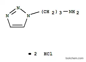 Molecular Structure of 4369-58-8 (1-(3-AMINOPROPYL)-1H-1,2,3 TRIAZOLE HYDROCHLORIDE)