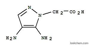 Molecular Structure of 439902-04-2 (1H-Pyrazole-1-aceticacid,4,5-diamino-(9CI))