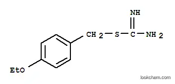 Molecular Structure of 439946-30-2 (Carbamimidothioic acid, (4-ethoxyphenyl)methyl ester (9CI))