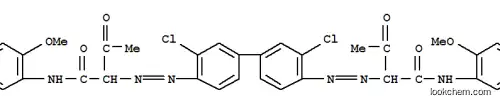 2-[[2-chloro-4-[3-chloro-4-[[1-(2-methoxyanilino)-1,3-dioxobutan-2-yl]diazenyl]phenyl]phenyl]diazenyl]-N-(2-methoxyphenyl)-3-oxobutanamide