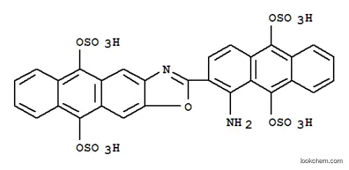 Molecular Structure of 4568-45-0 (2-[1-amino-9,10-bis(sulphooxy)-2-anthryl]anthra[2,3-d]oxazole-5,10-diyl bis(hydrogen sulphate))