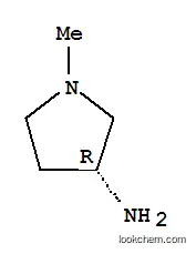 Molecular Structure of 457097-75-5 (3-Pyrrolidinamine,1-methyl-,(3R)-(9CI))