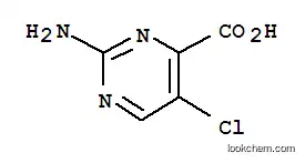 Molecular Structure of 45867-11-6 (2-AMINO-5-CHLOROPYRIMIDINE-4-CARBOXYLIC ACID)