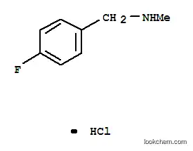 Molecular Structure of 459-20-1 ((4-FLUORO-BENZYL)-METHYLAMINE HCL)