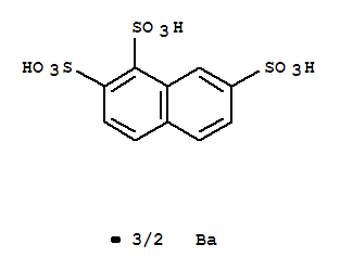 1,2,7-Naphthalenetrisulfonicacid, barium salt (2:3)