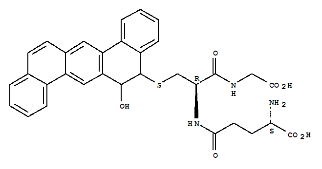 Glycine,N-[S-(5,6-dihydro-6-hydroxydibenz[a,h]anthracen-5-yl)-N-L-g-glutamyl-L-cysteinyl]- (9CI)