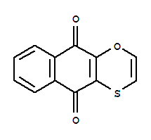 4671-68-5,Naphtho[2,3-b]-1,4-oxathiin-5,10-dione,Naphth[2,3-b]-1,4-oxathiin-5,10-dione(8CI,9CI); 1-Oxa-4-thiaanthraquinone