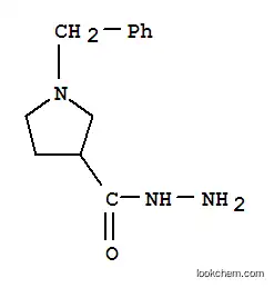 Molecular Structure of 474317-63-0 (1-BENZYL-PYRROLIDINE-3-CARBOXYLIC ACID HYDRAZIDE)