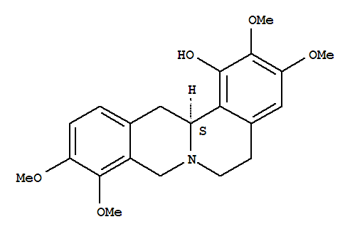 13aalpha-Berbin-1-ol, 2,3,9,10-tetramethoxy- (8CI)