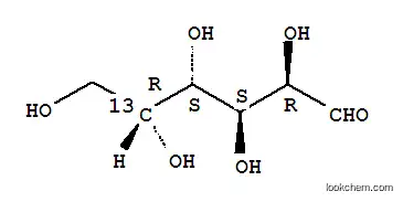 Molecular Structure of 478518-60-4 (D-[5-13C]GALACTOSE)