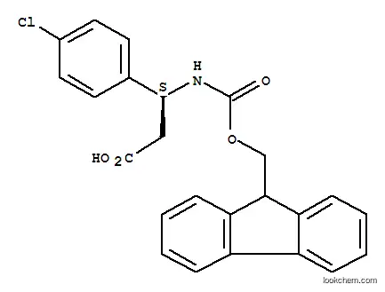Molecular Structure of 479064-91-0 (Fmoc-(S)-3-Amino-3-(4-chlorophenyl)propionic acid)