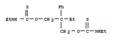 4905-06-0,Carbamic acid,ethylthio-, O,O'-(2-ethyl-2-phenyltrimethylene) ester (7CI,8CI),