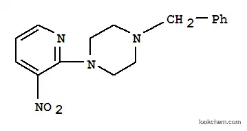 Molecular Structure of 499771-07-2 (1-Benzyl-4-(3-nitropyridin-2-yl)piperazine)