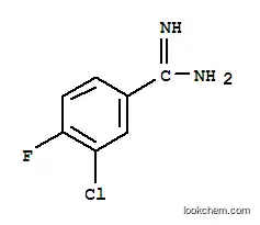 Molecular Structure of 504404-34-6 (3-CHLORO-4-FLUORO-BENZAMIDINE)