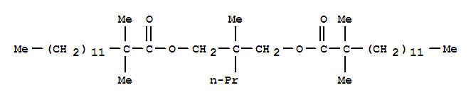 Tetradecanoic acid,2,2-dimethyl-, 2-methyl-2-propyltrimethylene ester (7CI,8CI)
