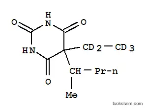 Molecular Structure of 52944-66-8 (PENTOBARBITAL-D5)
