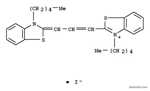 Molecular Structure of 53213-86-8 (3,3'-DIPENTYLTHIACARBOCYANINE IODIDE)