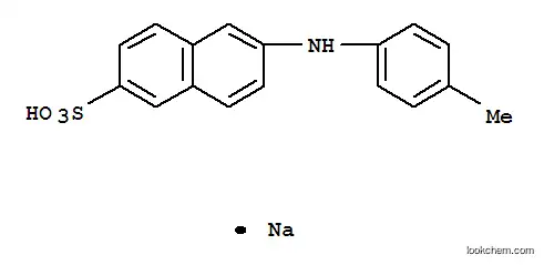 Molecular Structure of 53313-85-2 (2-(P-TOLUIDINO)NAPHTHALENE-6-SULFONIC ACID SODIUM SALT)