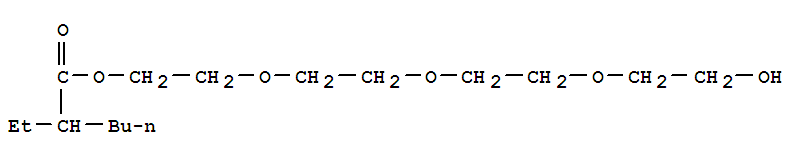 Hexanoic acid,2-ethyl-, 2-[2-[2-(2-hydroxyethoxy)ethoxy]ethoxy]ethyl ester