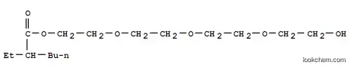 Molecular Structure of 53814-86-1 (2-[2-[2-(2-hydroxyethoxy)ethoxy]ethoxy]ethyl 2-ethylhexanoate)