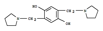 1,4-Benzenediol,2,5-bis(1-pyrrolidinylmethyl)- cas  5435-22-3