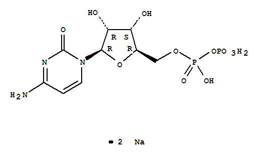 54394-90-0,Cytidine5'-(trihydrogen diphosphate), disodium salt (9CI),CDPdisodium salt; Cytidine-5'-diphosphoric acid disodium salt