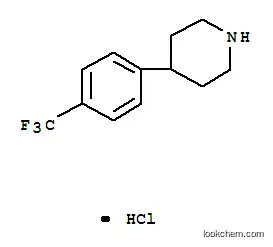 Molecular Structure of 574008-73-4 (4-(4-(TRIFLUOROMETHYL)PHENYL)PIPERIDINE HYDROCHLORIDE)