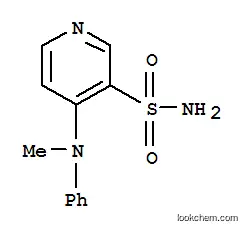 Molecular Structure of 58155-54-7 (4-( Methylphenylamino)pyridine-3-Sulfonamide)