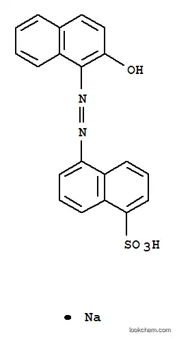 Molecular Structure of 5850-93-1 (sodium 5-[(2-hydroxynaphthyl)azo]naphthalenesulphonate)