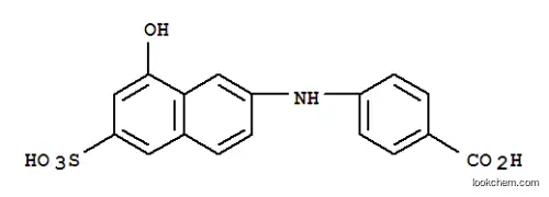 4-((8-Hydroxy-6-sulfonaphthalen-2-yl)amino)benzoic acid