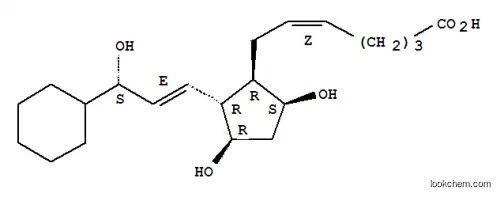 Molecular Structure of 58611-97-5 (15-CYCLOHEXYL PENTANOR PROSTAGLANDIN F2ALPHA)