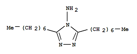 4H-1,2,4-Triazol-4-amine,3,5-diheptyl-(59944-53-5)