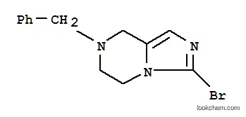 Molecular Structure of 601515-08-6 (7-BENZYL-3-BROMO-5,6,7,8-TETRAHYDROIMIDAZO[1,5-A]PYRAZINE)